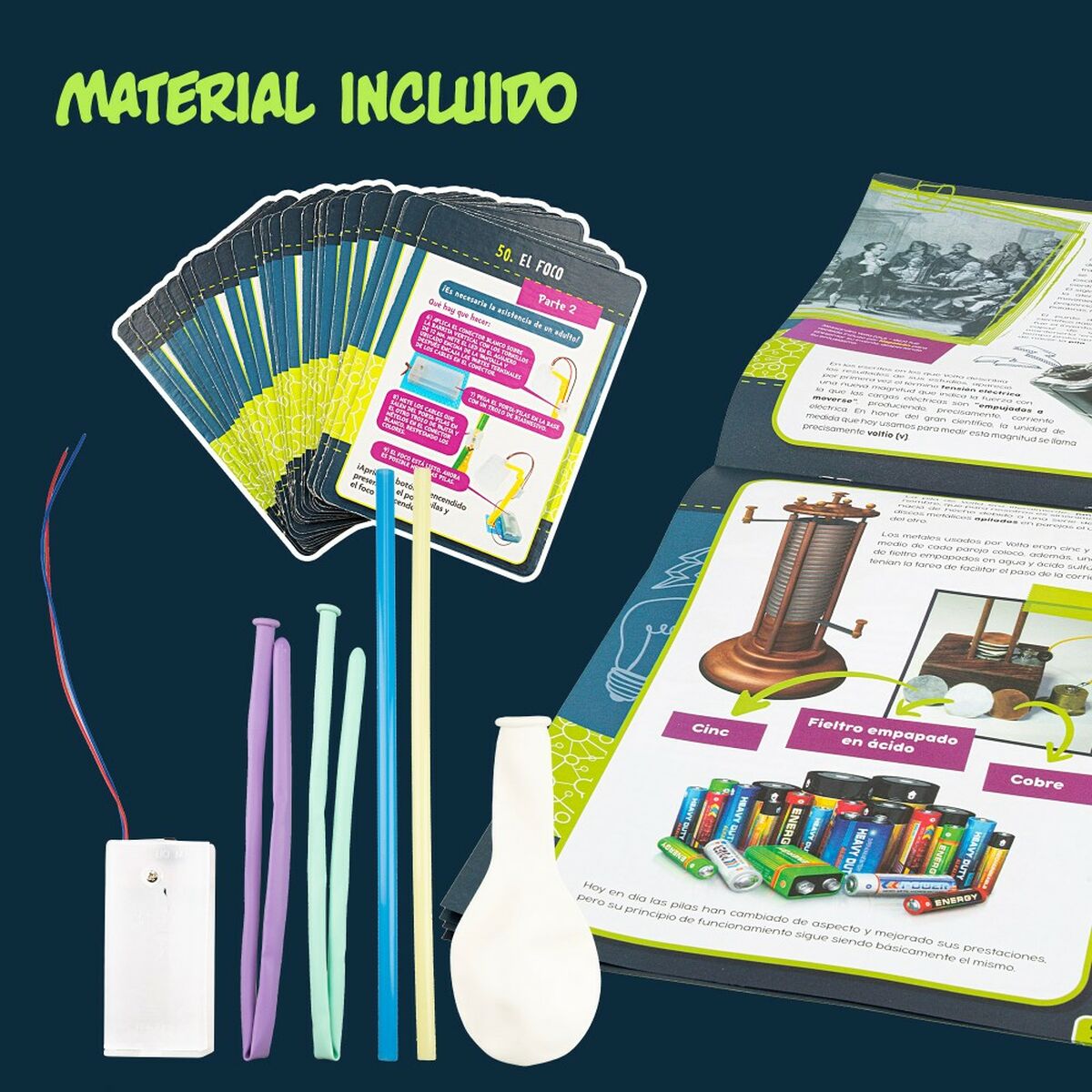 Juego de Ciencia Lisciani Giochi Electricidad ES (6 Unidades)