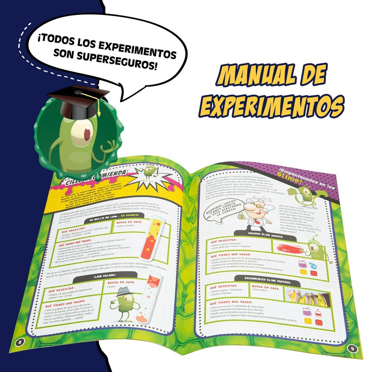 Juego de Ciencia Lisciani Giochi El gran laboratorio del científico loco ES (4 Unidades)