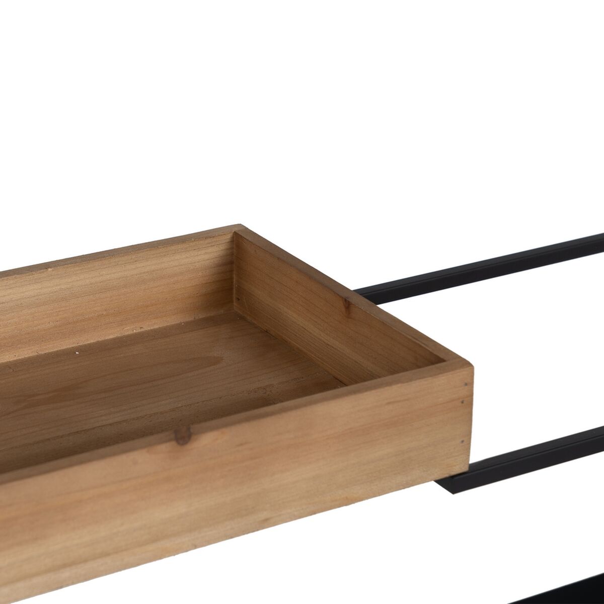 Estantería Marrón Negro Madera Hierro 85 x 26 x 130 cm