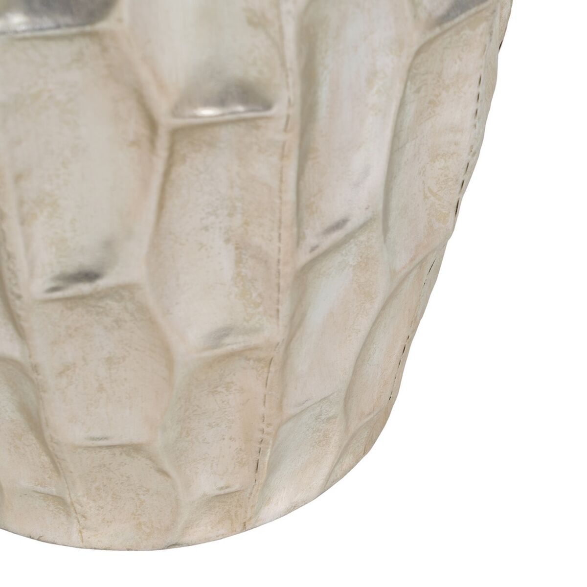 Macetero Plateado Hierro 30 x 30 x 44,5 cm