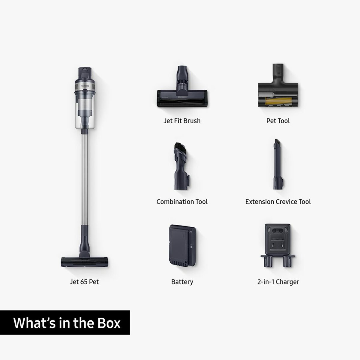 Aspirador Escoba Ciclónico Inalámbrico Samsung VS15A60AGR5 150 W