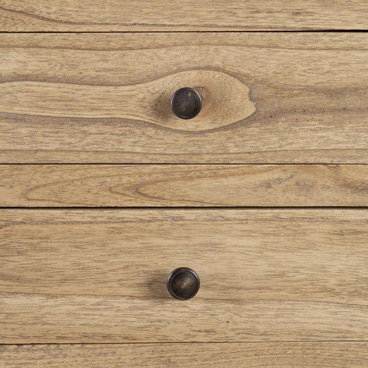 Mesita de Noche MIRÓ Natural madera de mindi 44 x 34 x 77 cm