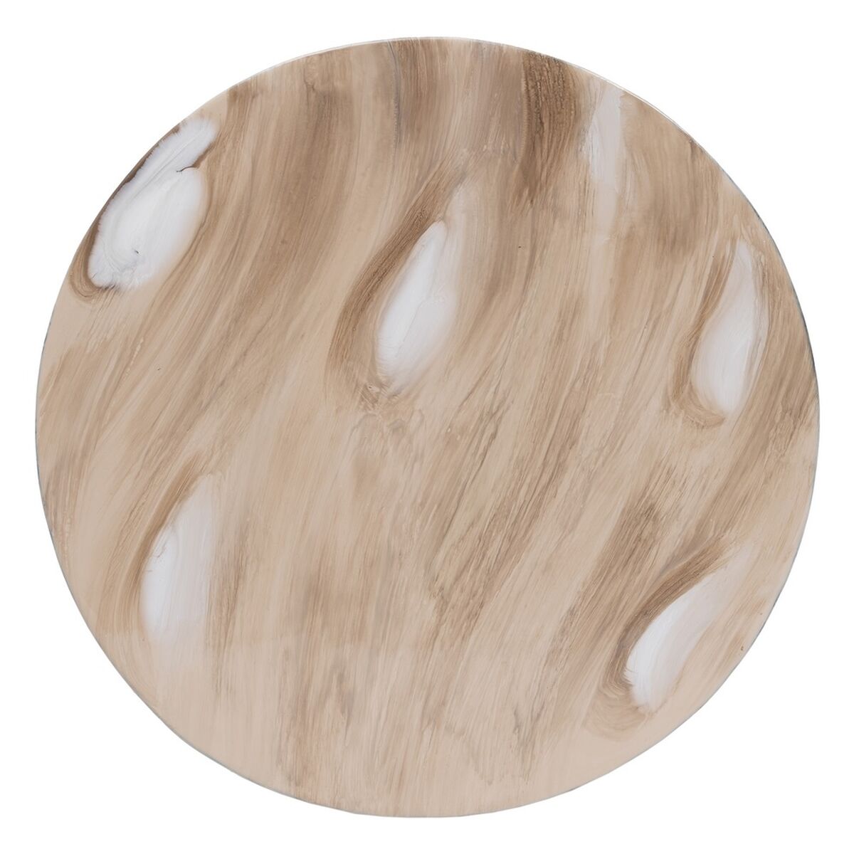 Mesa auxiliar Beige Hierro 34 x 34 x 50 cm