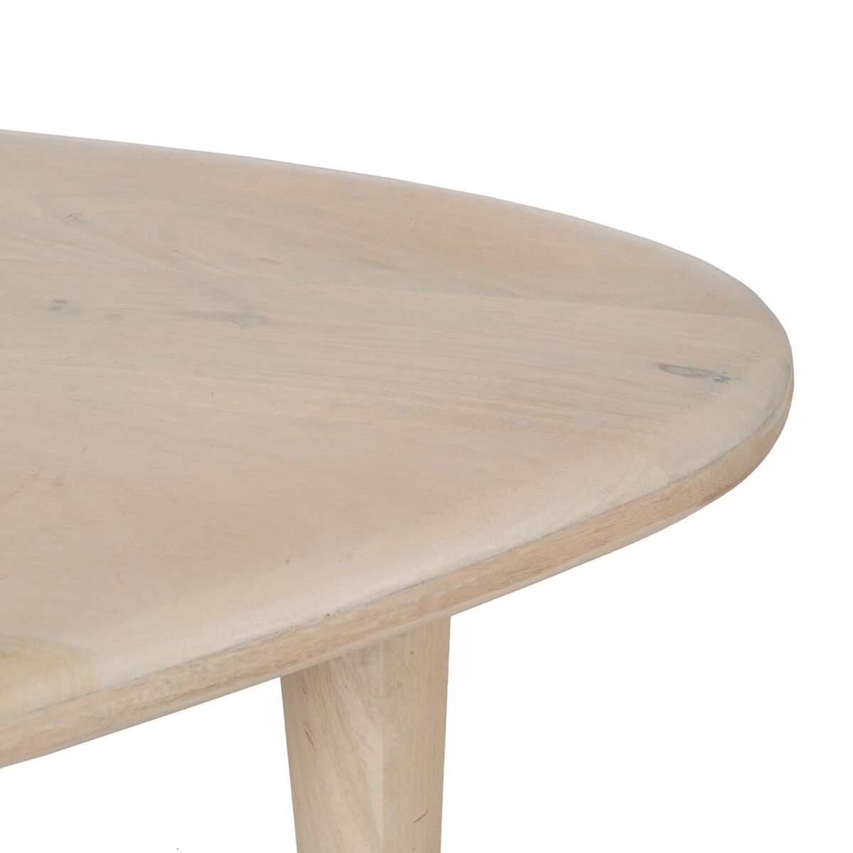 Mesa de Centro Blanco Madera de mango 67 x 50 x 38 cm