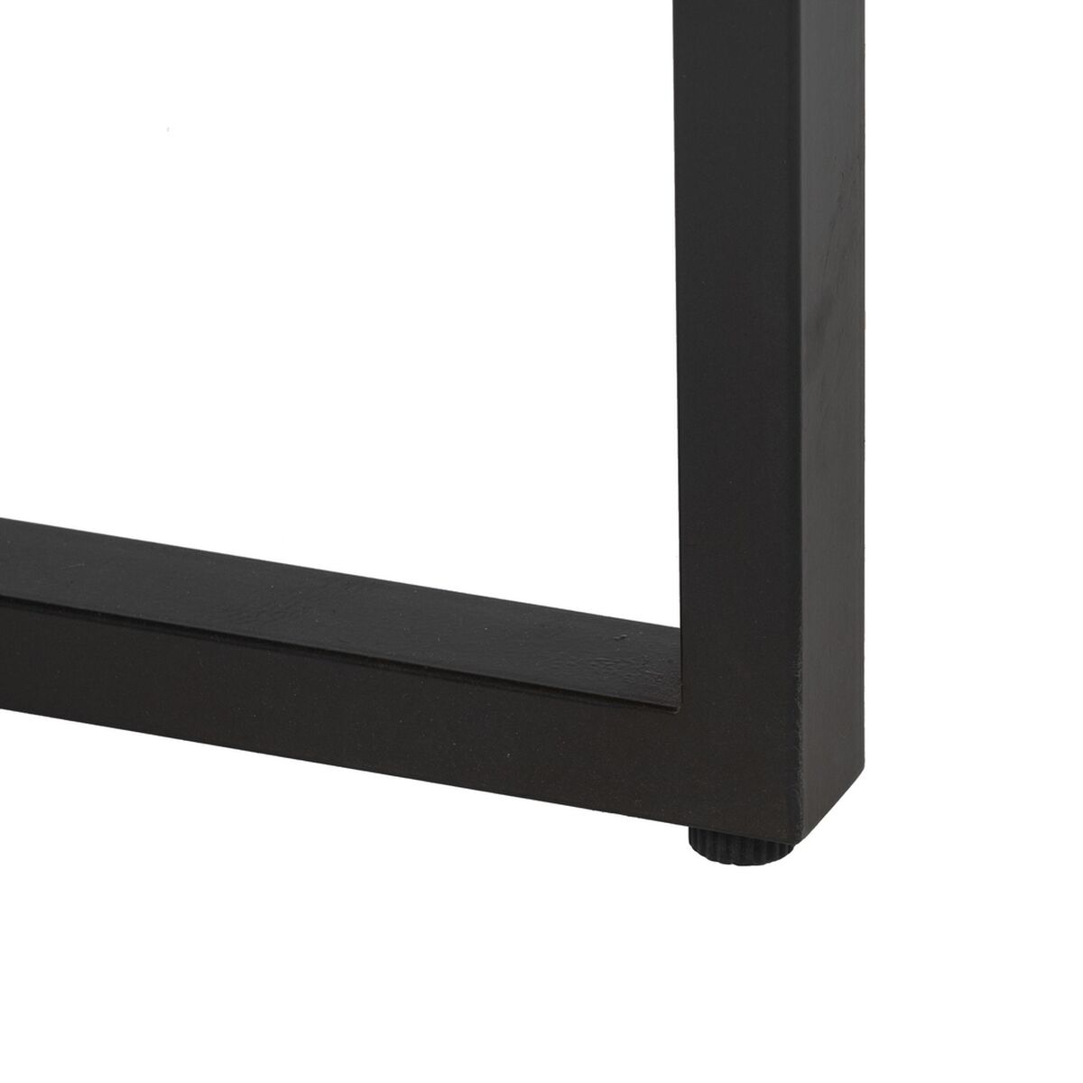 Mesa de Centro Negro Natural Hierro Madera de abeto 120 x 60 x 43,5 cm