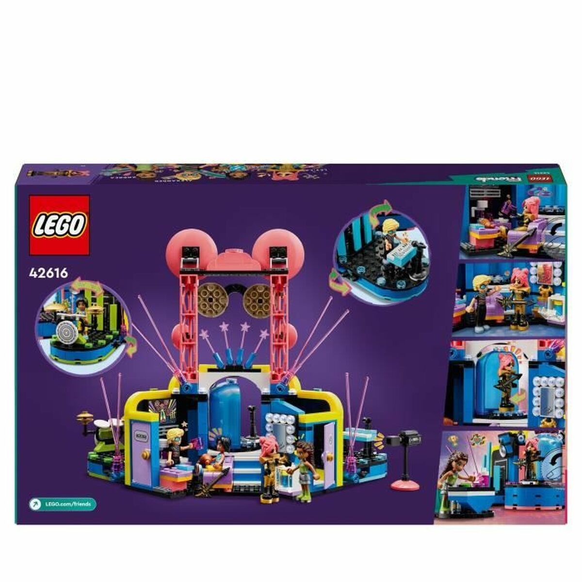 Juego de Construcción Lego 42616 Friends Heartlake City Musical Violet 669 Piezas