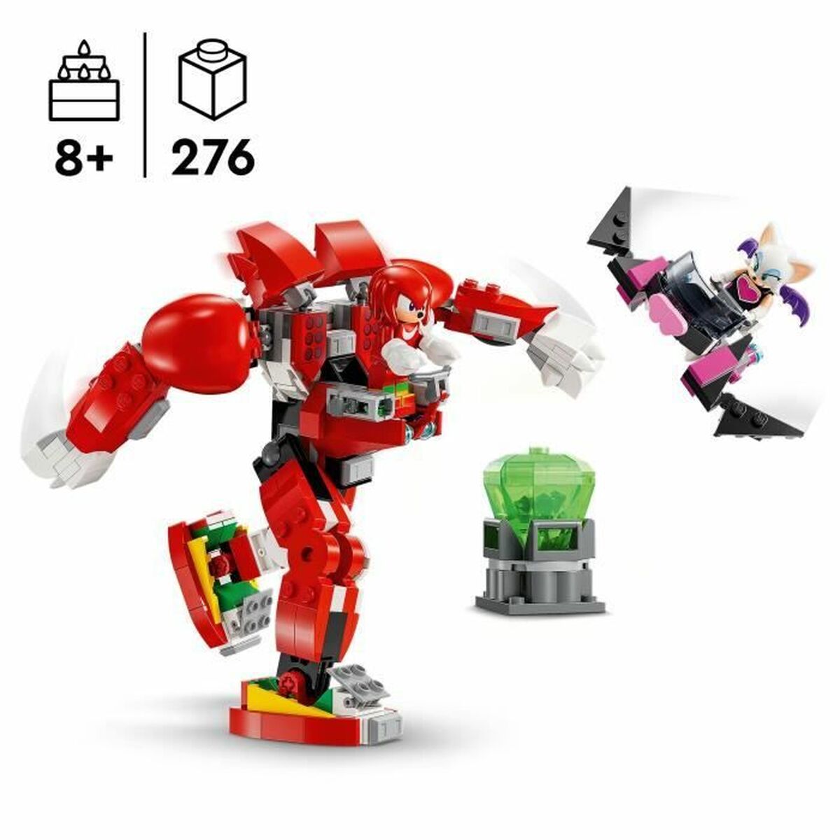 Juego de Construcción Lego 76996 Sonic The Hedgehog Knuckles' Robot Guardian Multicolor