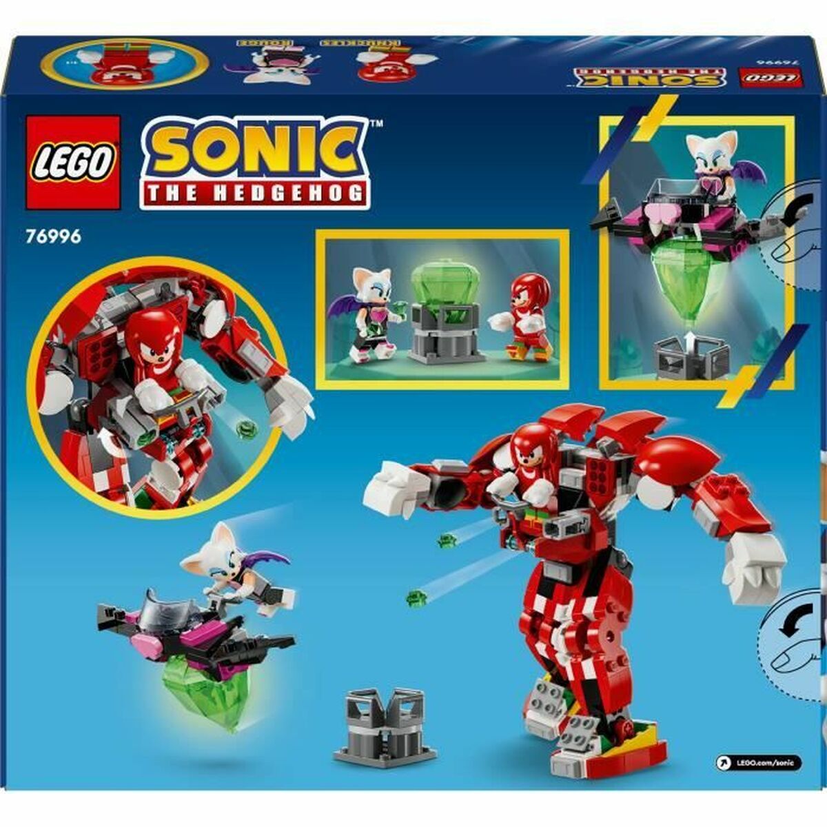 Juego de Construcción Lego 76996 Sonic The Hedgehog Knuckles' Robot Guardian Multicolor