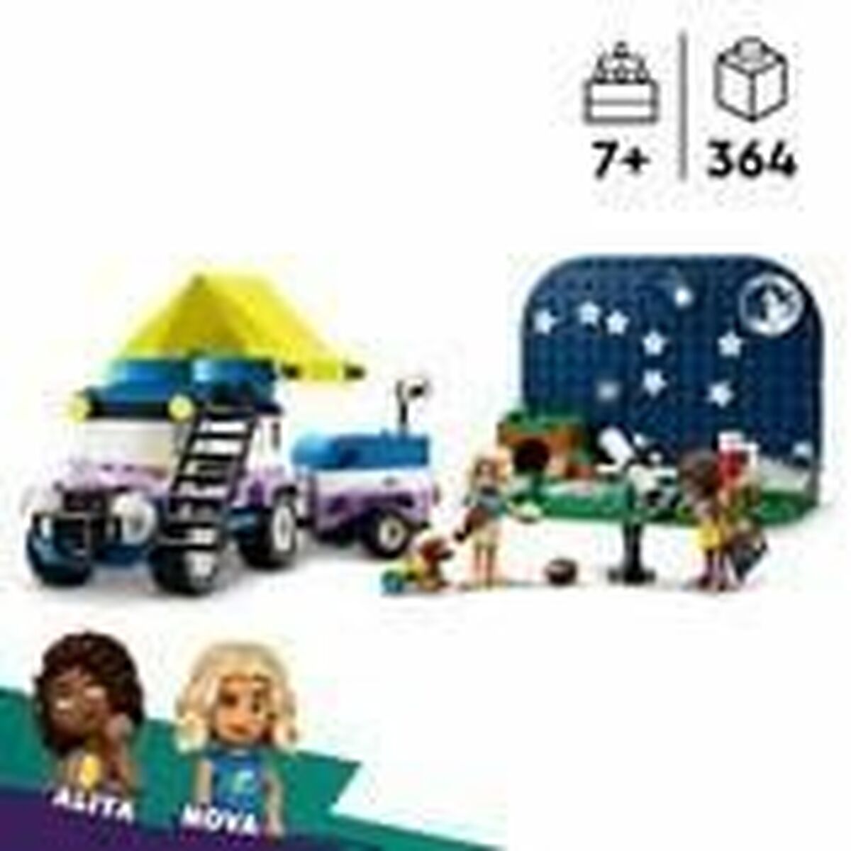 Juego de Construcción Lego 42603 Friends Stargazing Campervan Multicolor