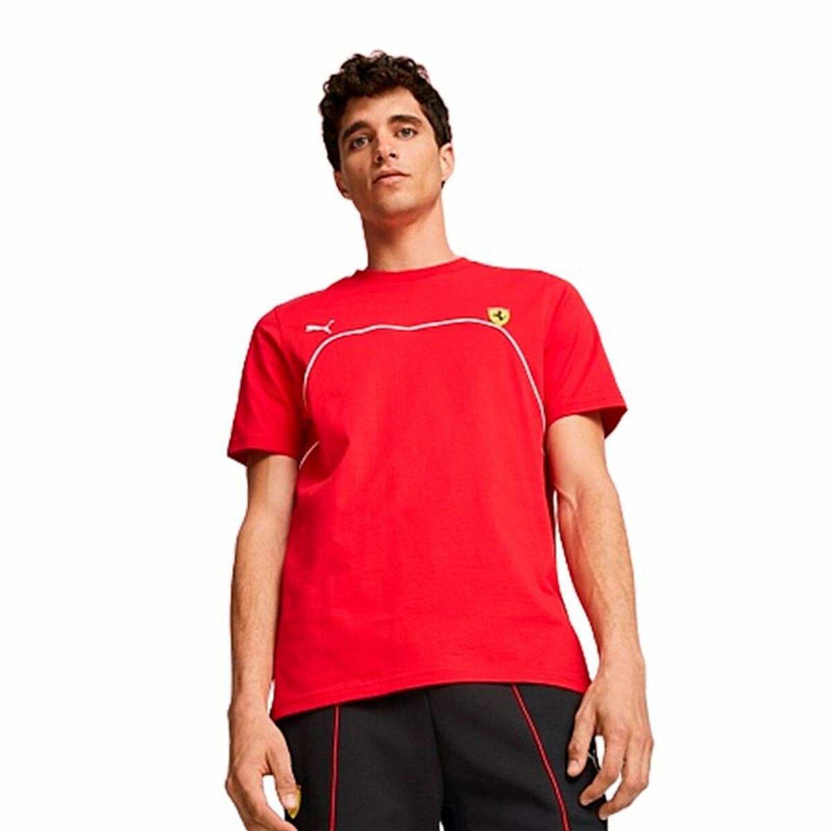 Camiseta de Manga Corta Hombre Puma Ferrari Race Rojo