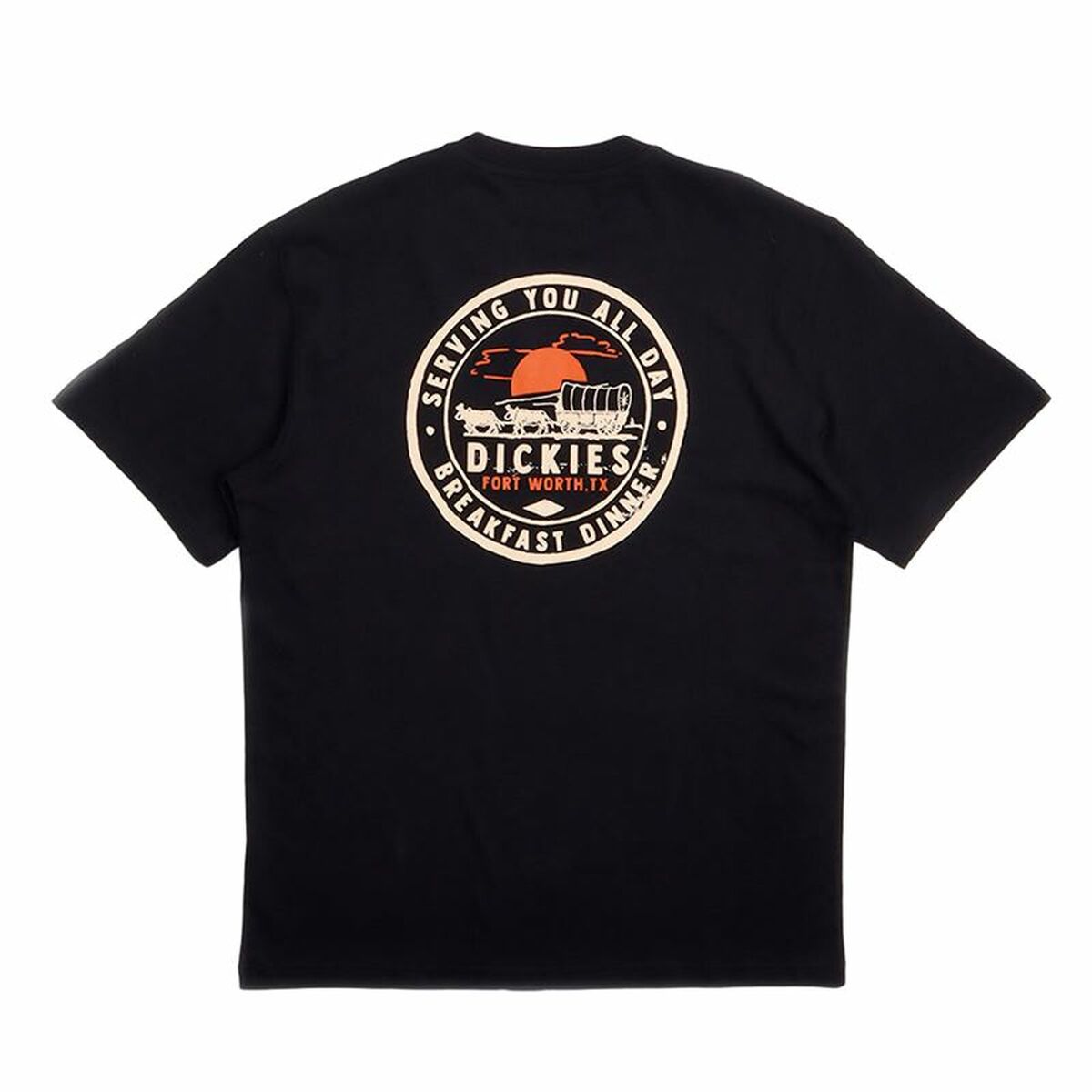 Camiseta de Manga Corta Hombre Dickies Greensburg Negro