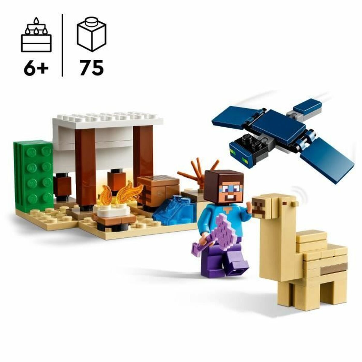 Juego de Construcción Lego 21251 Minecraft : Steve´s Desert Expedition Multicolor