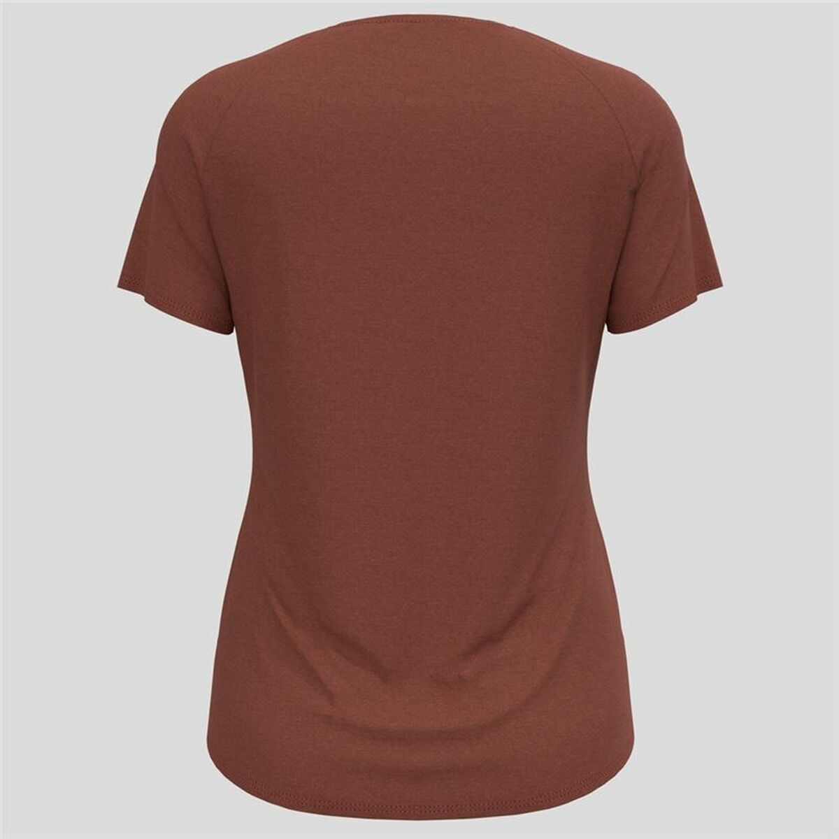 Camiseta de Manga Corta Mujer Odlo Essential 365 Marrón