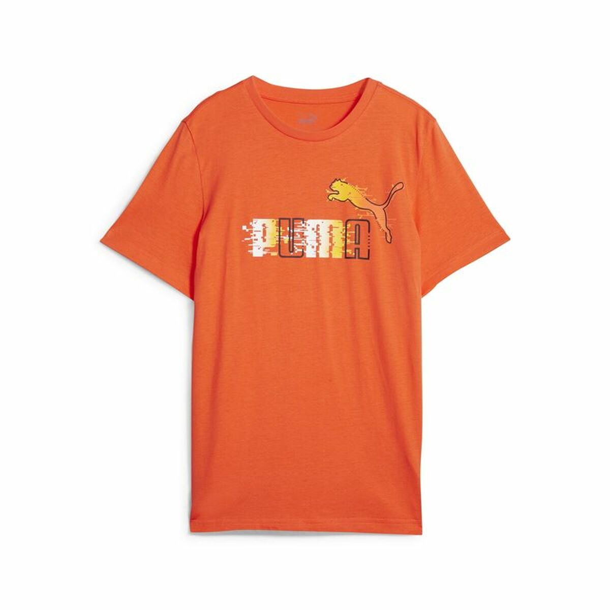 Camiseta de Manga Corta Infantil Puma Ess+ Futureverse Naranja