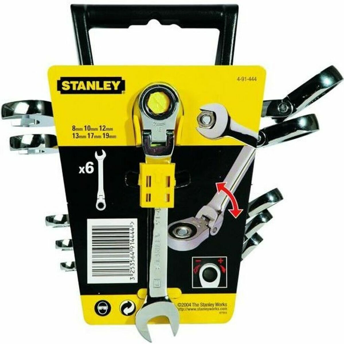 Juego de llaves combinadas Stanley 181a.25cpepb 8-19 mm 6 Piezas
