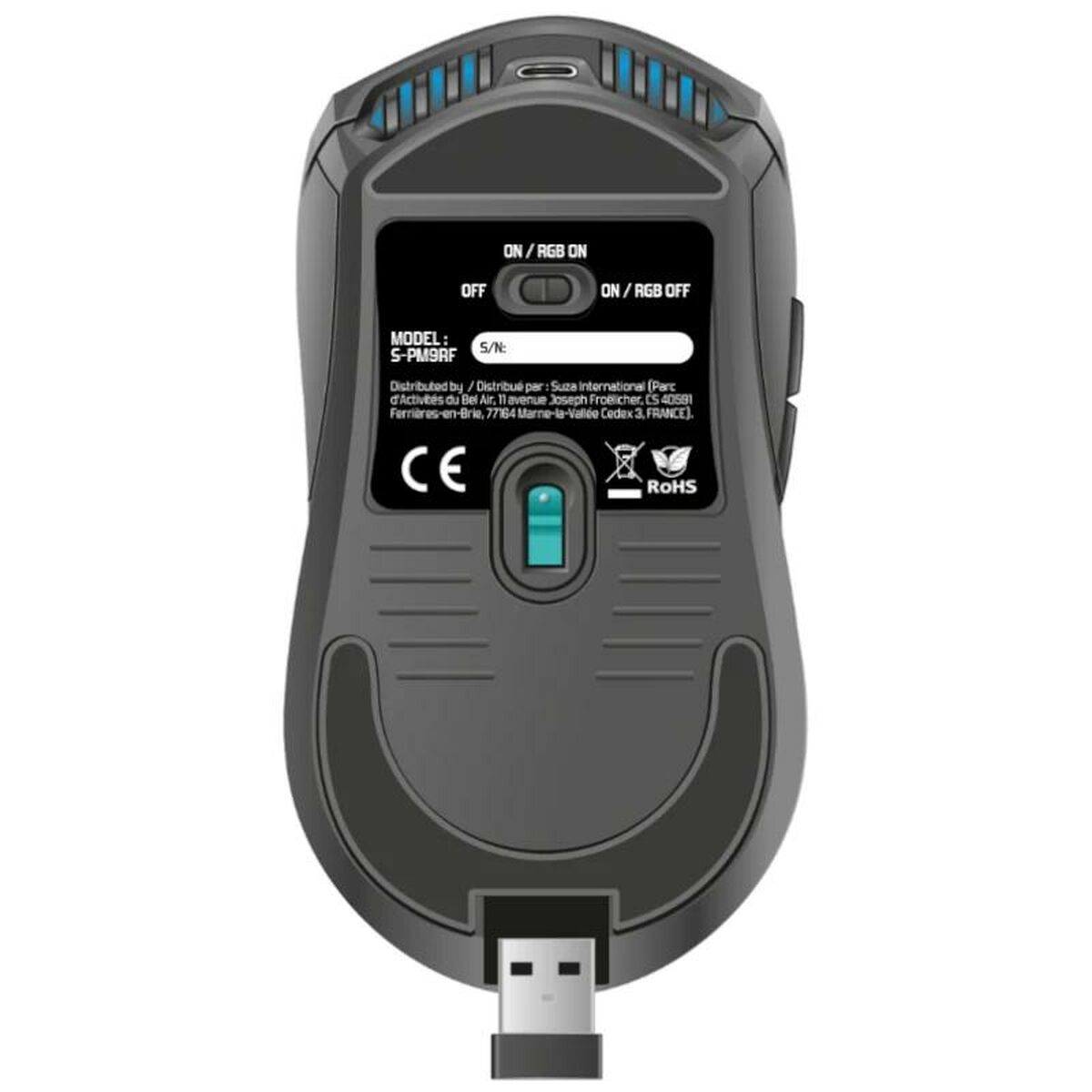 Ratón Spirit of Gamer Pro M9 RGB Negro