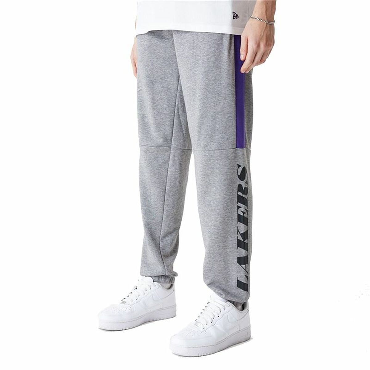 Pantalón para Adultos New Era NBA LA Lakers  Gris Hombre
