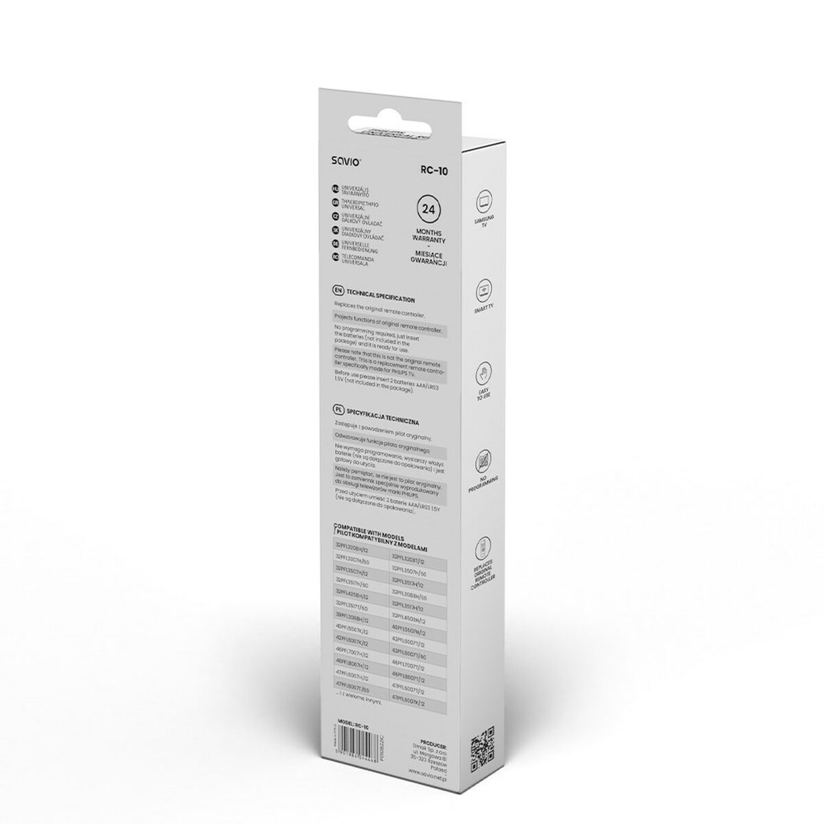 Mando a Distancia Universal Savio RC-10