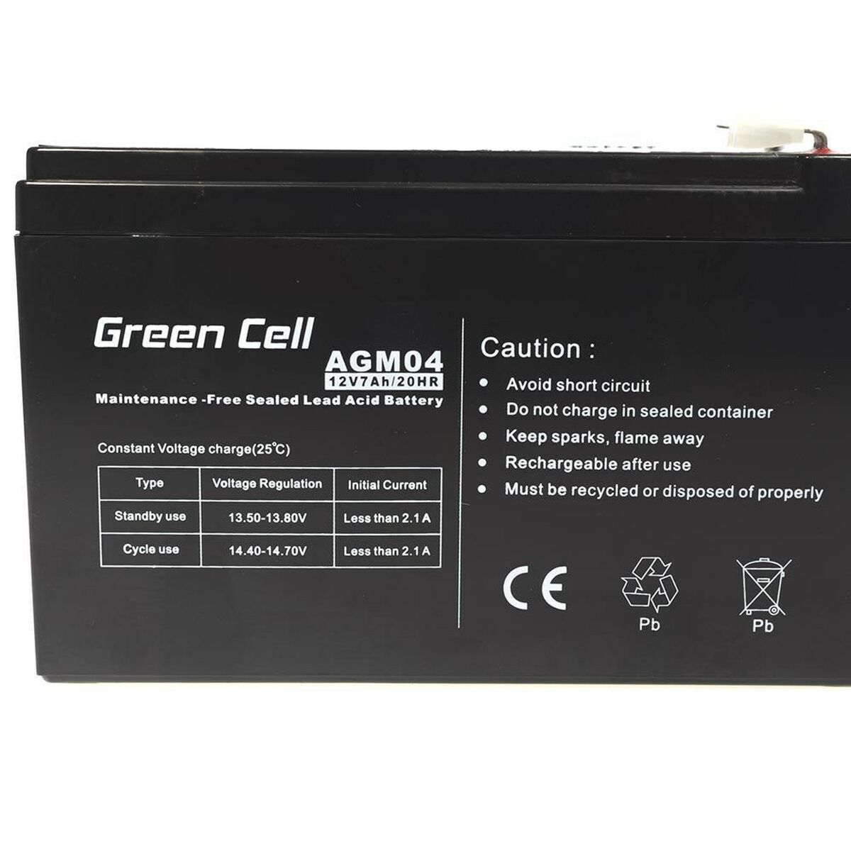 Batería para SAI Green Cell AGM04 7 Ah 12 V