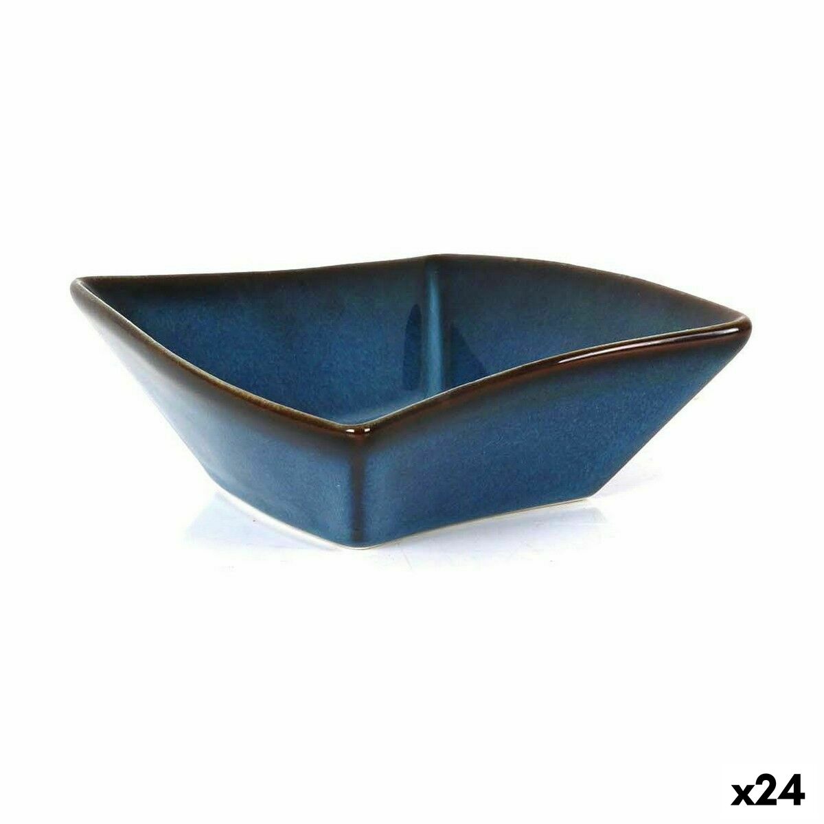 Bol para Aperitivos La Mediterránea Pica-pica Azul 12 x 11,7 x 4,3 cm (24 Unidades)