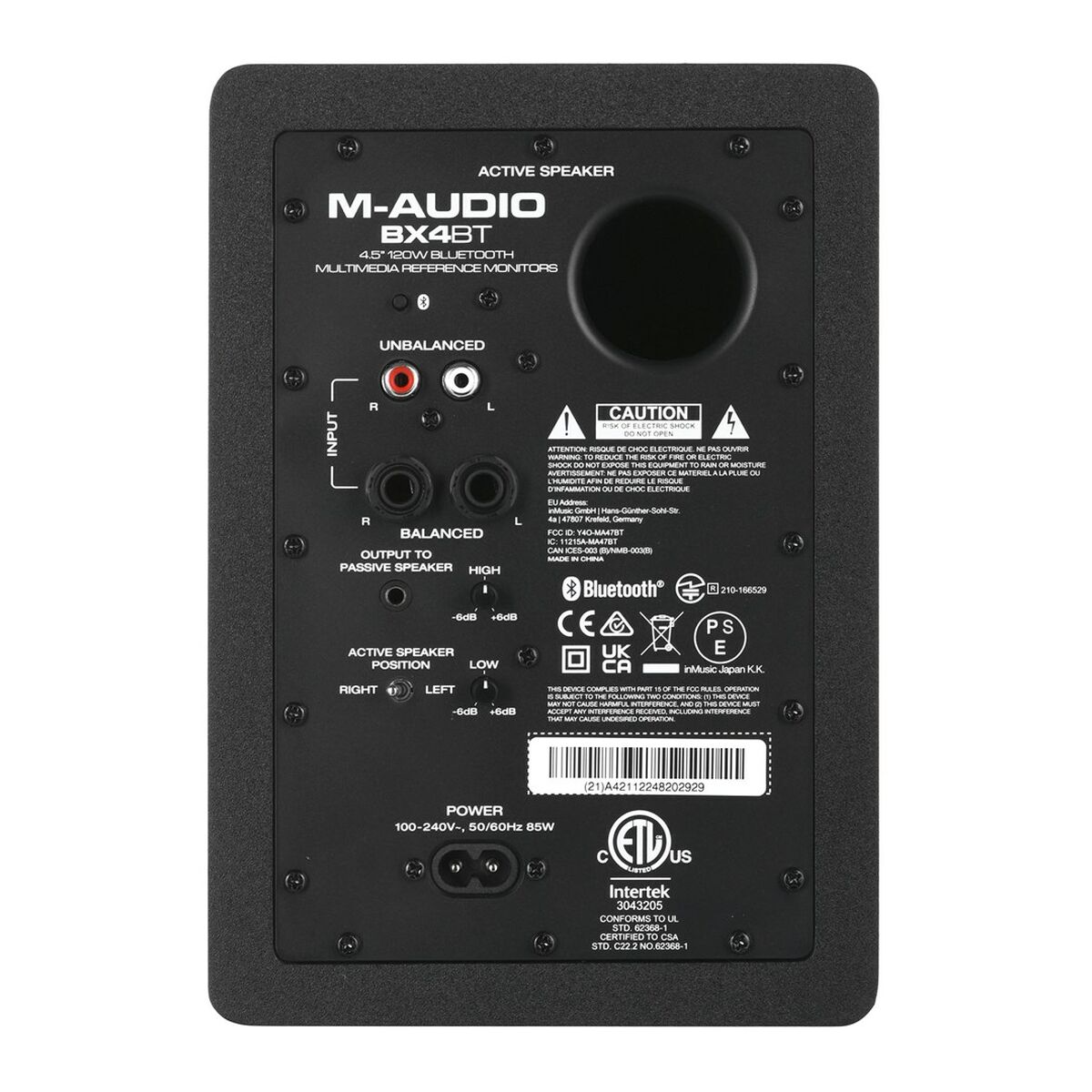 Monitor de estudio M-Audio BX4 PAIRBT 50 W