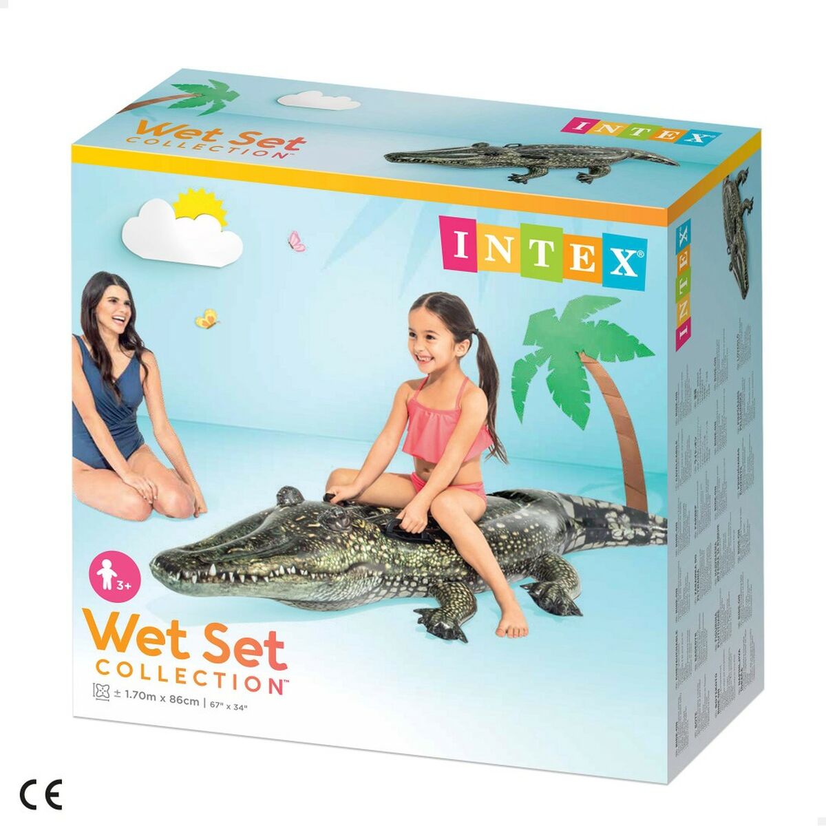 Figura Hinchable para Piscina Intex Siva _227926 Cocodrilo