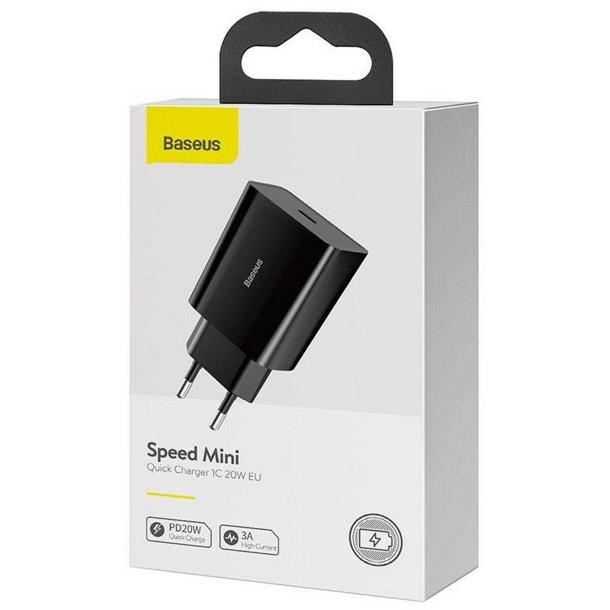 Cargador de Pared Baseus Speed Mini Negro 20 W
