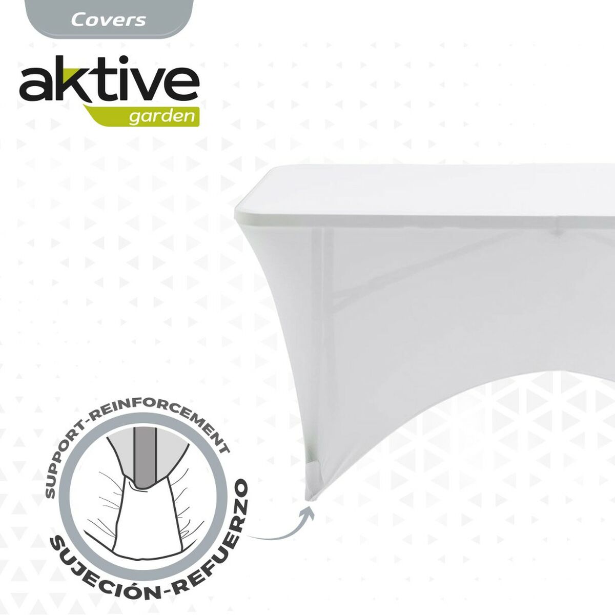 Funda Protectora Aktive Blanco 122 x 76 x 61 cm Mesa Accesorios Vehículos Carretera (6 Unidades)