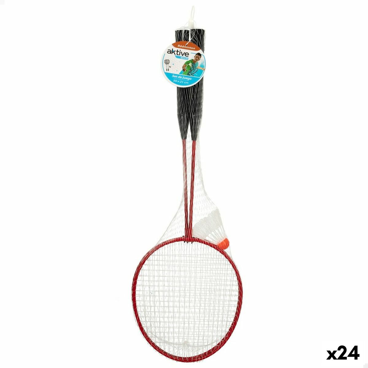 Set de Bádminton Aktive 24 Unidades