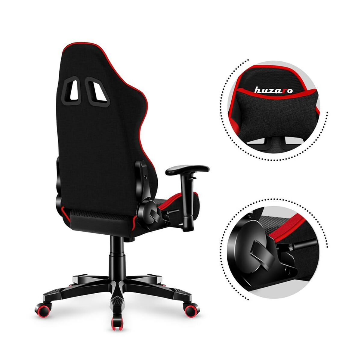 Silla Gaming Huzaro HZ-Ranger 6.0 Negro Rojo Niños