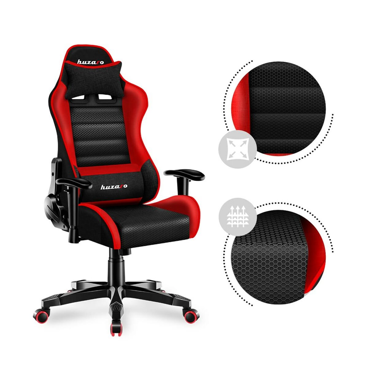 Silla Gaming Huzaro HZ-Ranger 6.0 Negro Rojo Niños