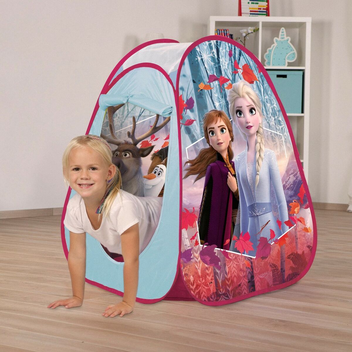 Tienda de Campaña Frozen Pop-Up 75 x 90 x 75 cm 12 Unidades