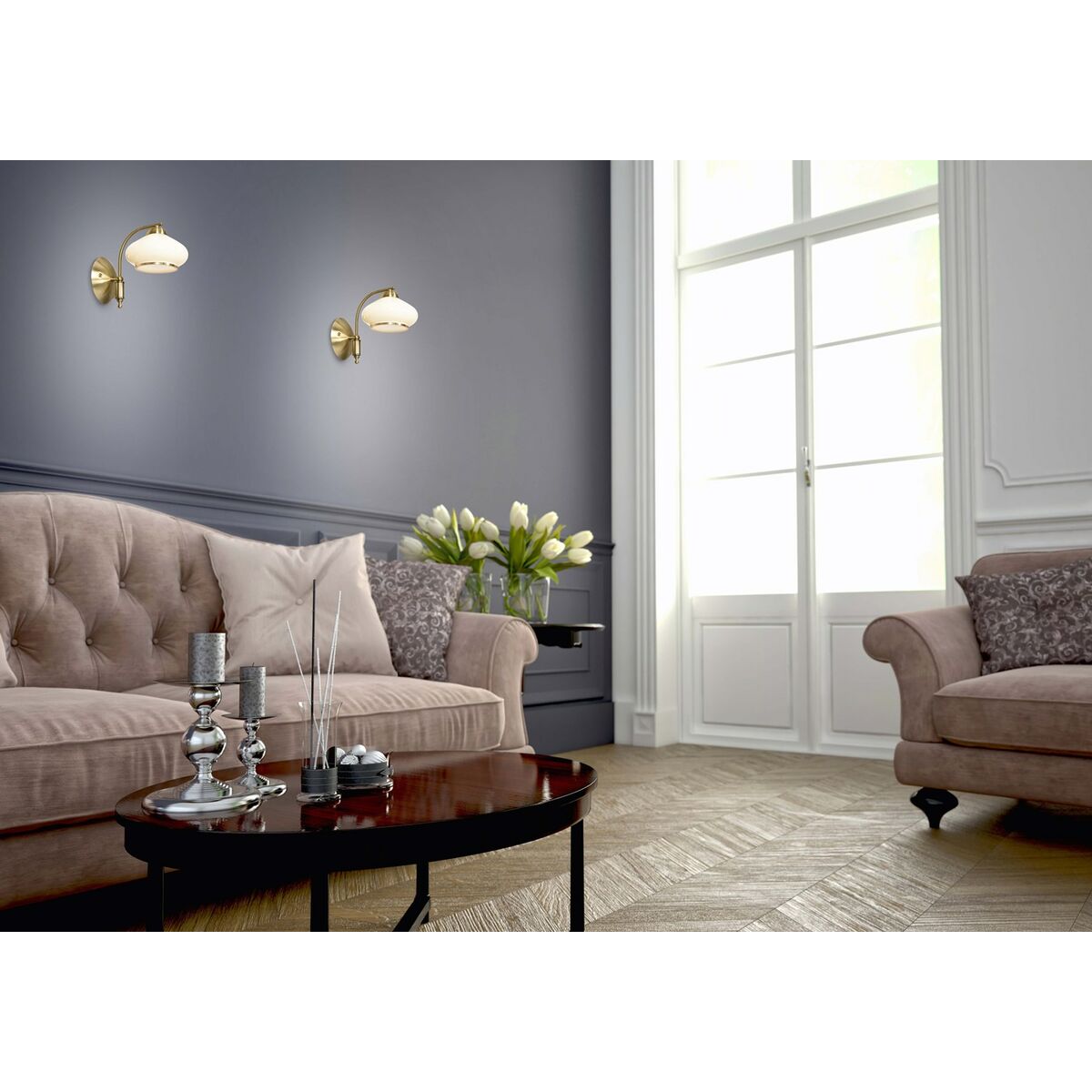 Lámpara de Pared Activejet AJE-RITA 1P Patyna