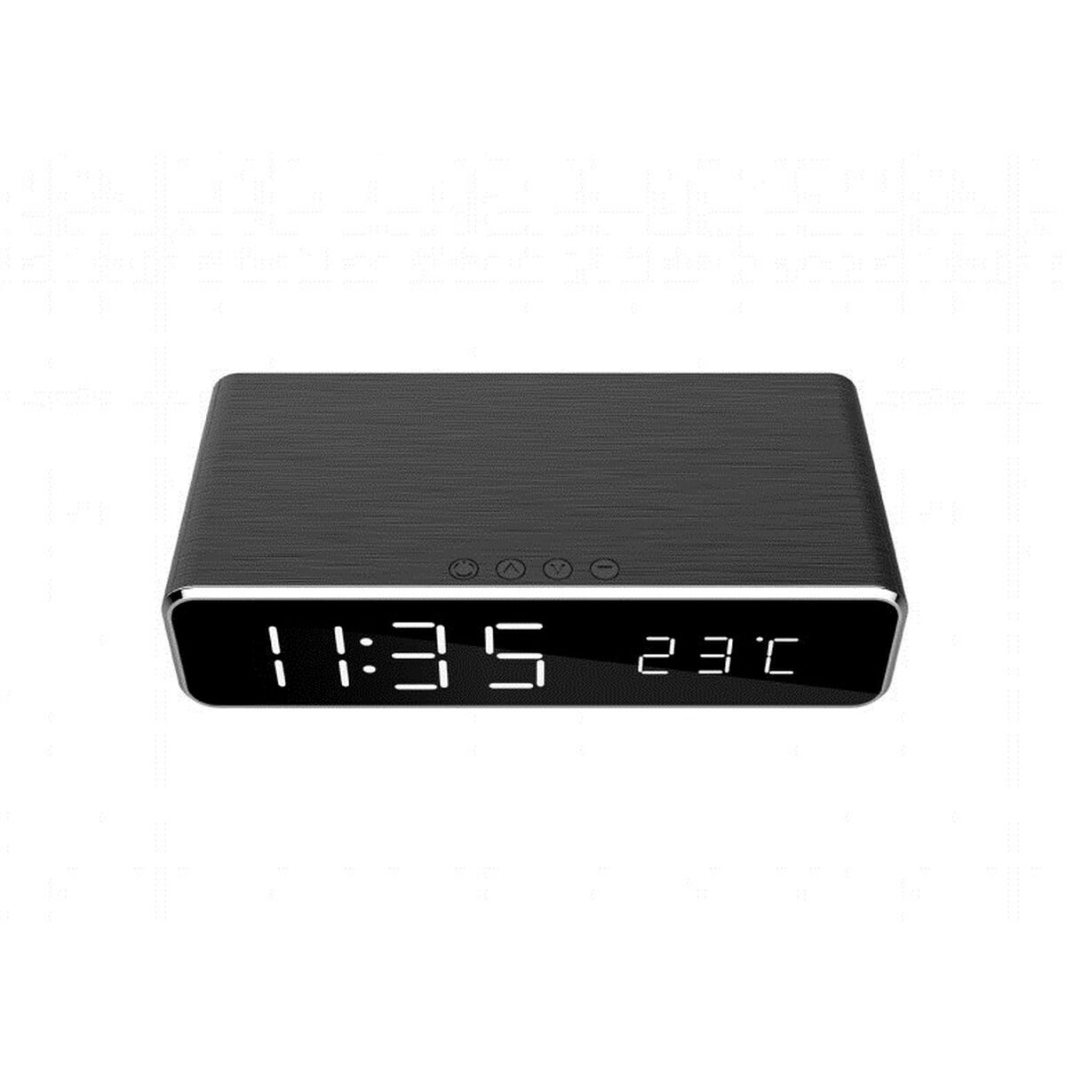 Reloj-Despertador GEMBIRD DAC-WPC-01 Negro Sí