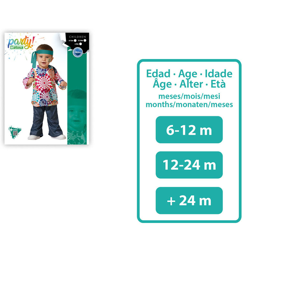 Disfraz para Bebés Hippie