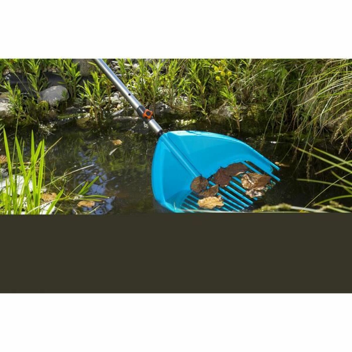 Rastrillo para Recoger Hojas Gardena Combisystem 3 en 1 Turquesa
