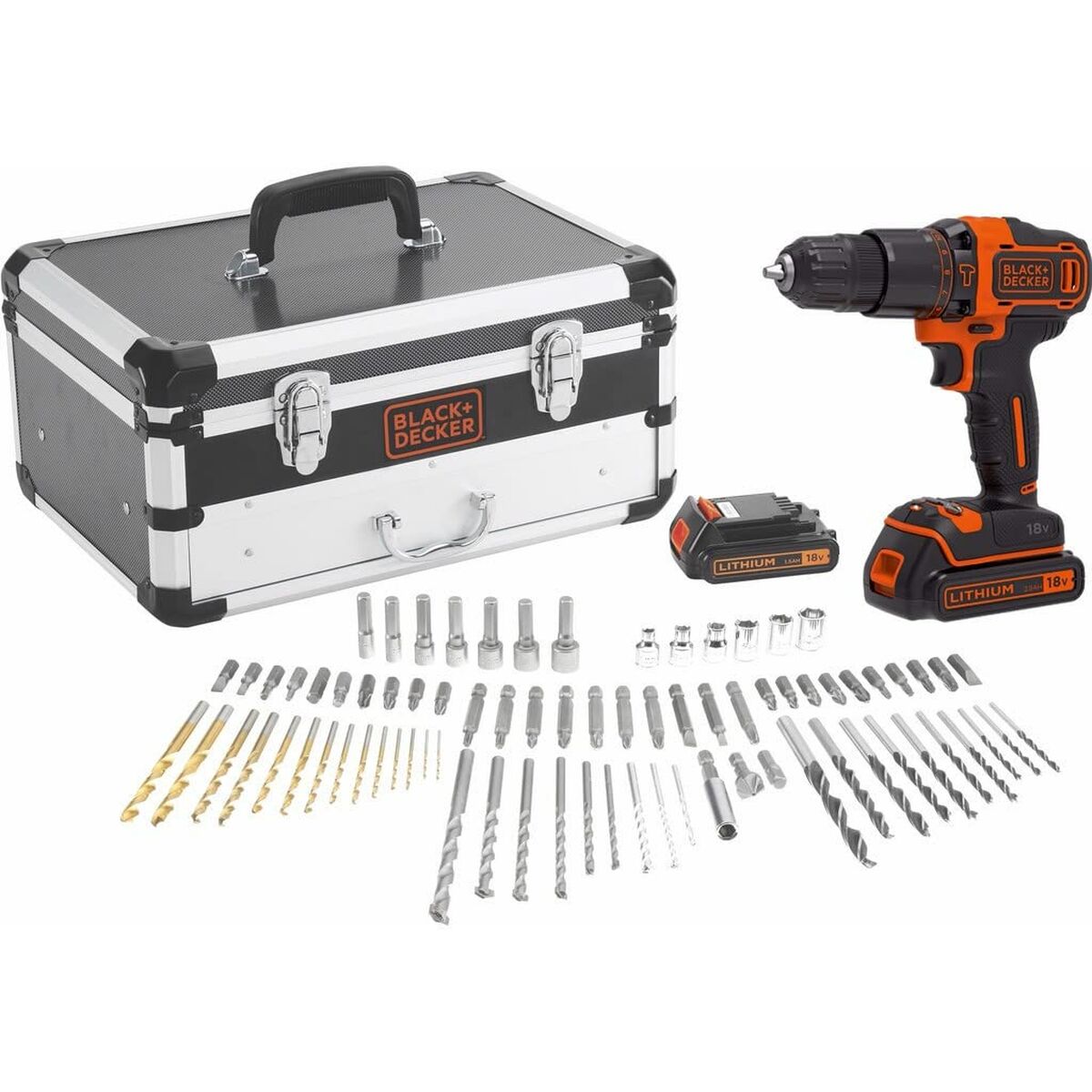 Atornillador eléctrico Black & Decker BDC718AS2F 18V 40 Nm