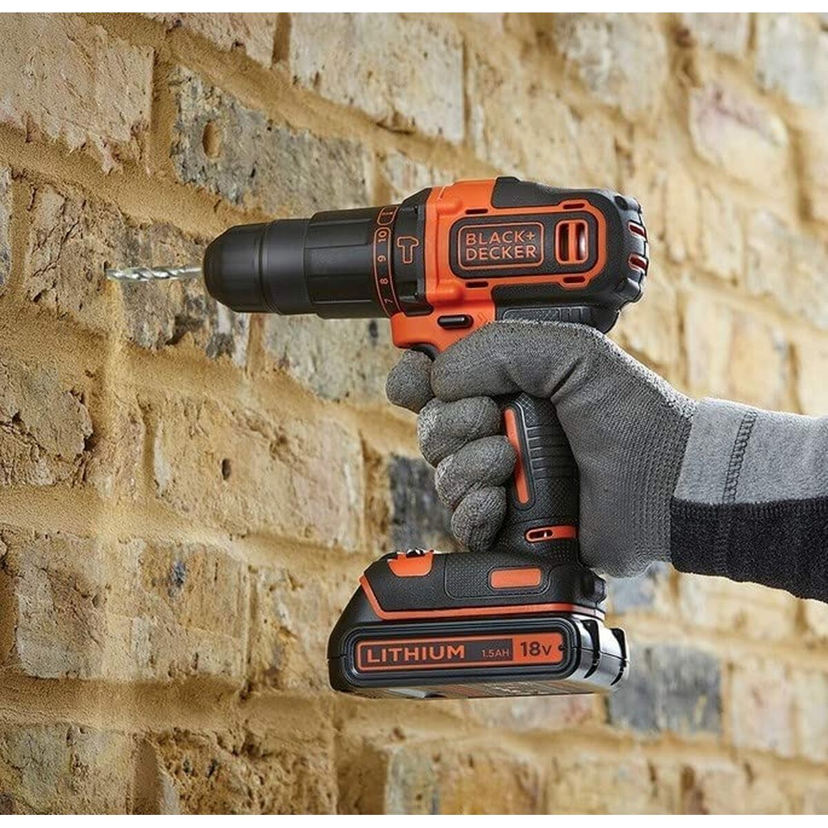 Atornillador eléctrico Black & Decker BDC718AS2F 18V 40 Nm