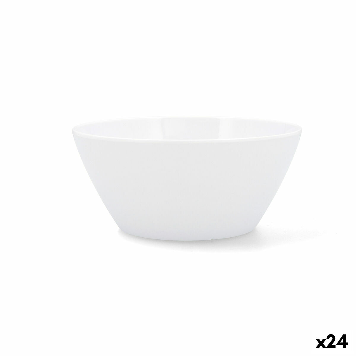 Bol para Aperitivos Quid Select Basic Blanco Plástico Ø 15 cm (24 Unidades)