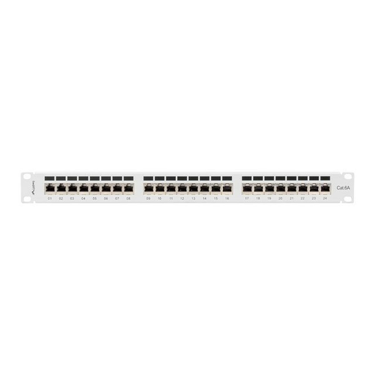 Patch Panel 24 Puertos UTP Categoría 5e Lanberg PPSA-1024-S