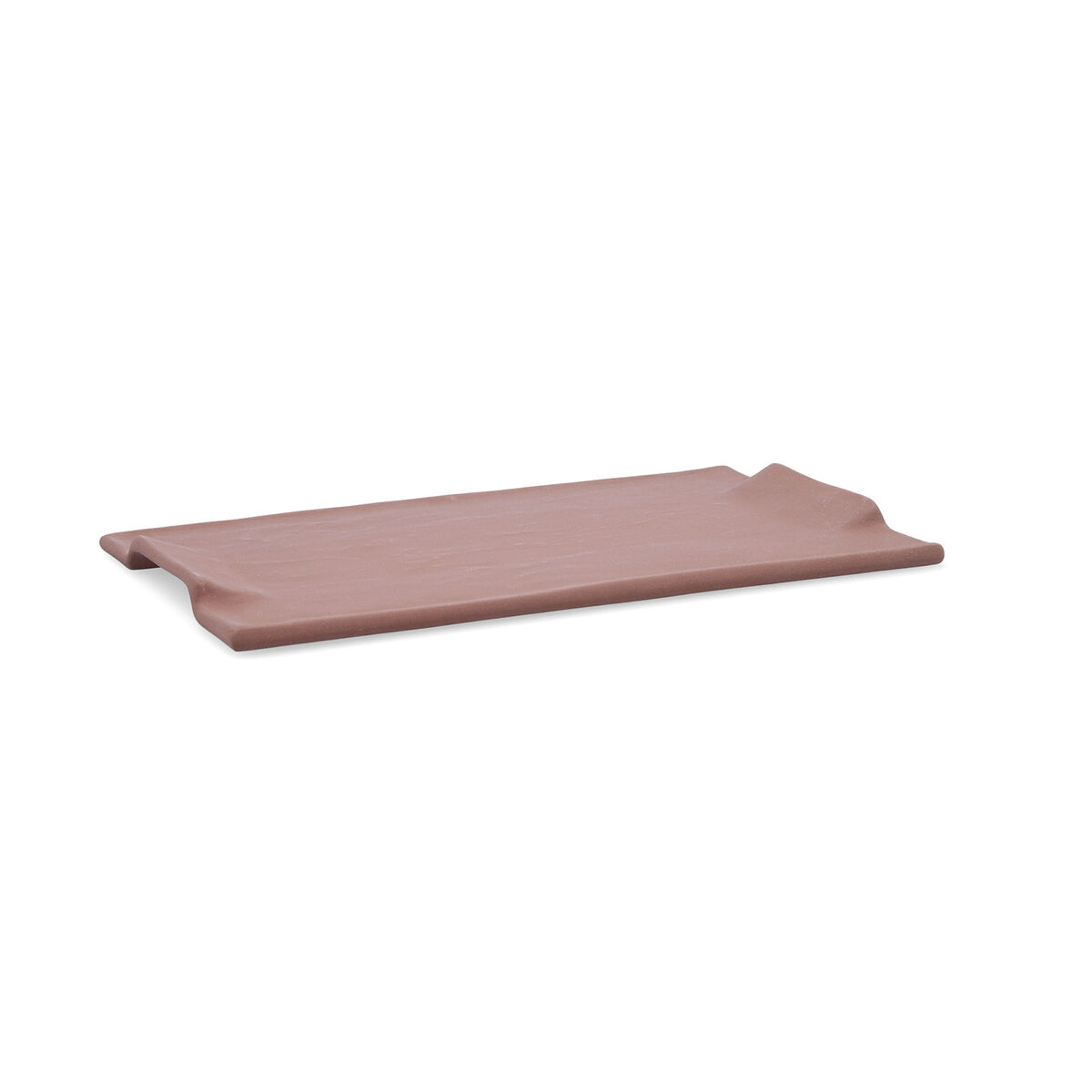 Bandeja de Aperitivos Quid Mineral Gres Terracota Cerámica 30 x 18 cm (6 Unidades)