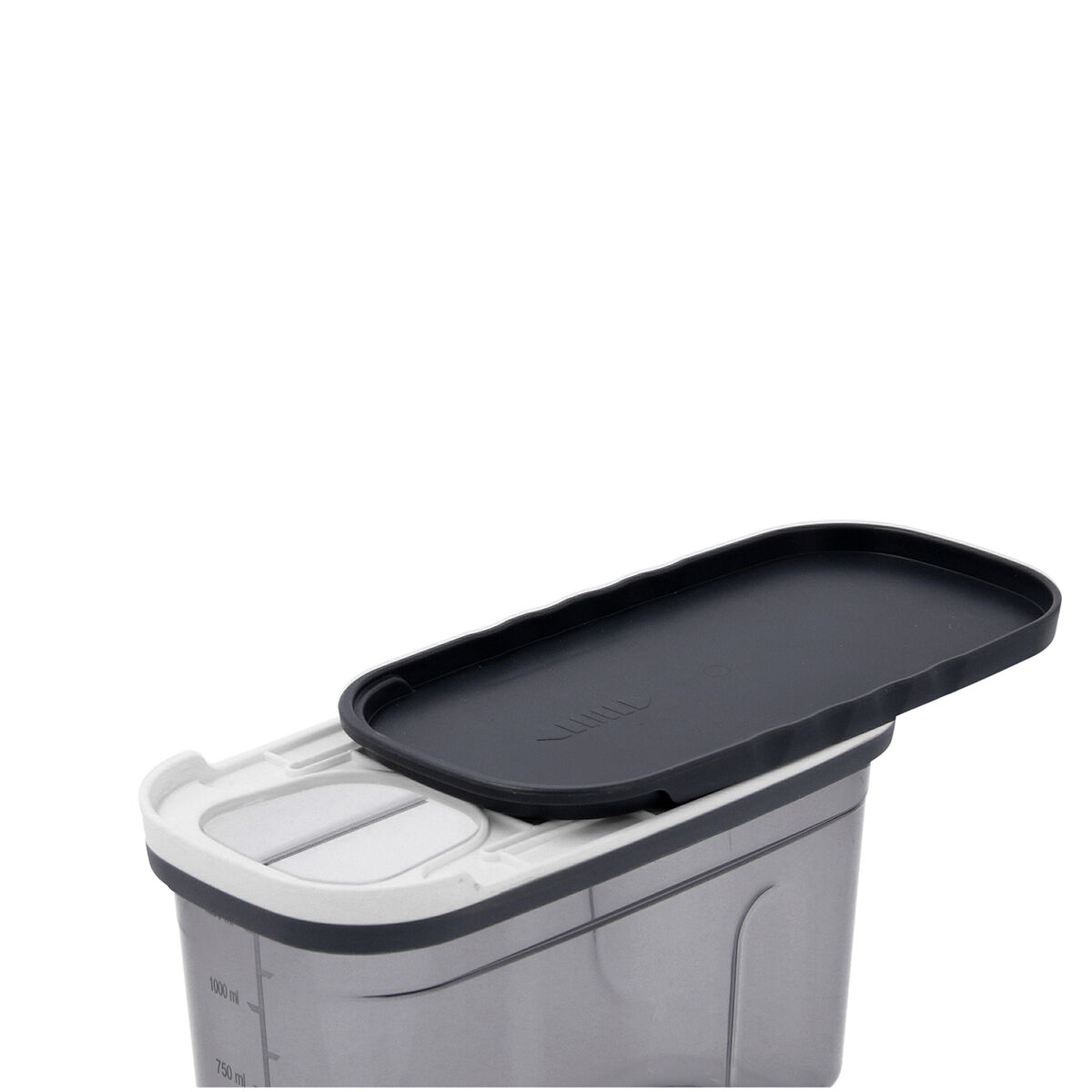 Recipiente Conservador de Alimentos Quid City Gris 1,8 L Con Tapa Dispensador (12 Unidades)