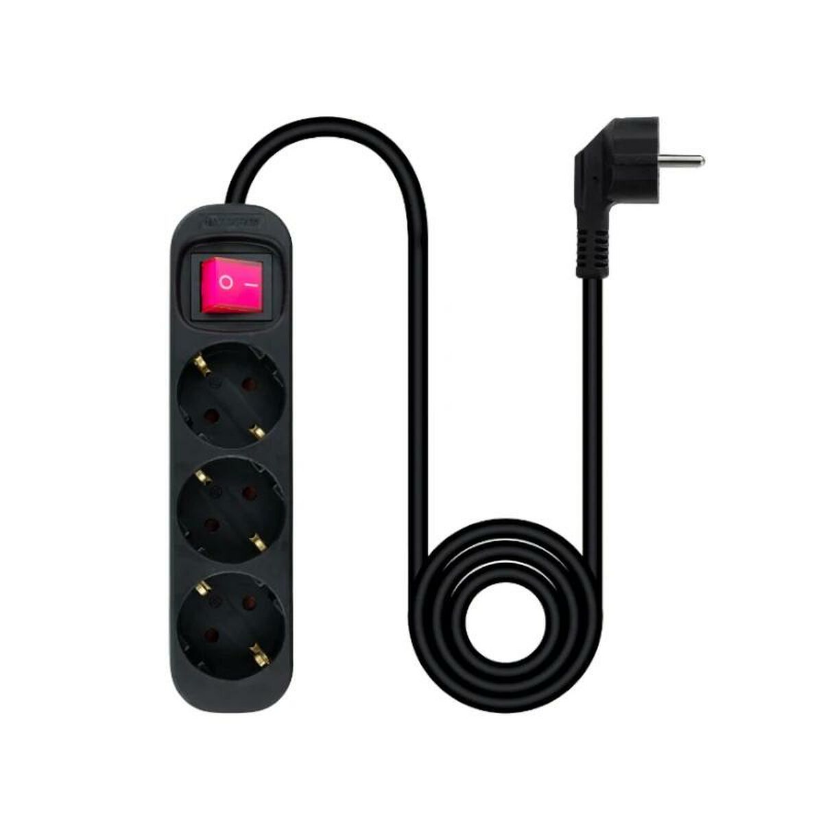 Regleta NANOCABLE 10.38.0003-BK 3680 W 250 V 1,4 m