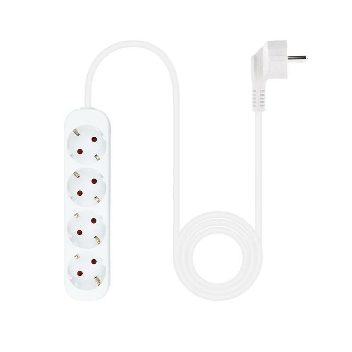 Regleta NANOCABLE 10.37.0004-NS 3680 W 250 V 1,4 m