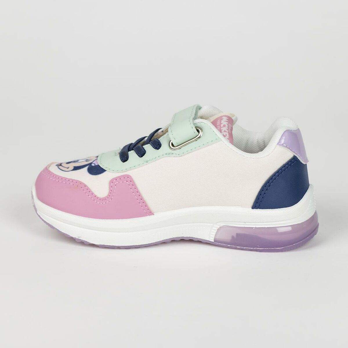 Zapatillas Deportivas con LED Minnie Mouse Rosa