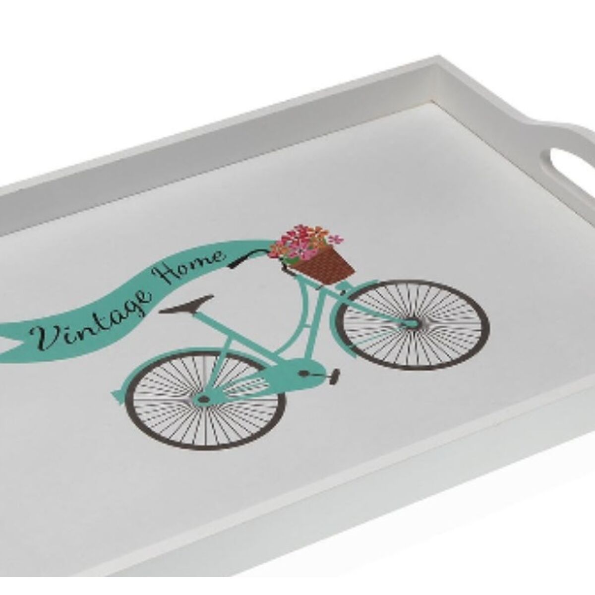 Bandeja Versa Bicicleta Madera MDF 30 x 5 x 45 cm
