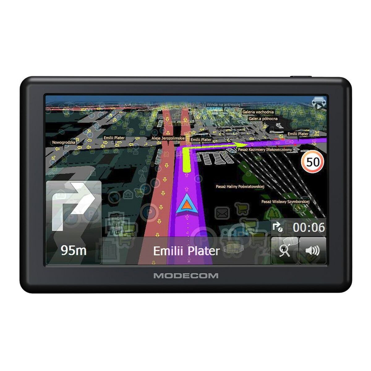 Navegador GPS Modecom NAV-FREEWAYCX50-MF-EU 5"