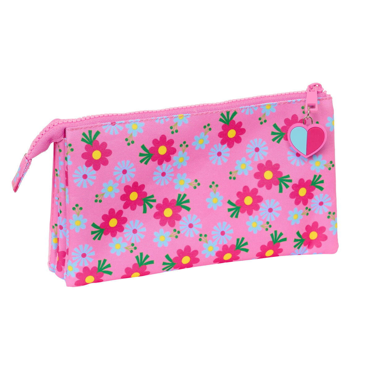 Portatodo Triple Trolls Rosa 22 x 12 x 3 cm