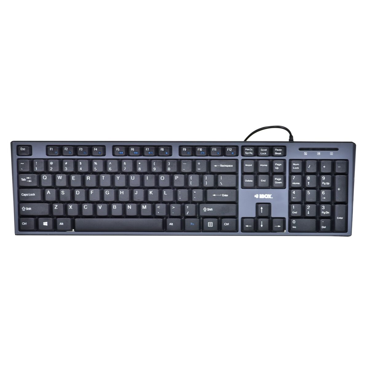 Teclado y Ratón Ibox IKMS606 Qwerty US Negro QWERTY