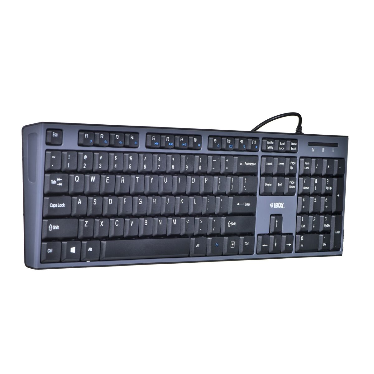 Teclado y Ratón Ibox IKMS606 Qwerty US Negro QWERTY